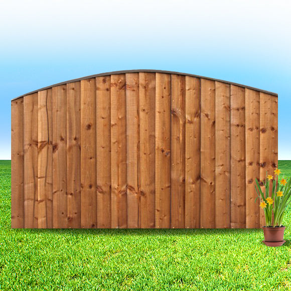 Bow Top Fence Panels - Ainsley Fencing